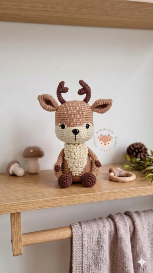 Coleção Bosque Encantado em Amigurumi (Unidade)
