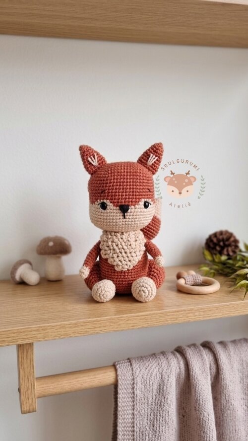 Coleção Bosque Encantado em Amigurumi (Unidade)