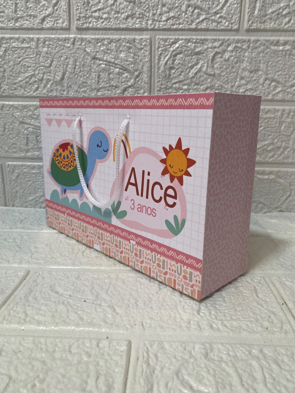 Sacolinha Personalizado 20X15X7 todos os temas- SONIC