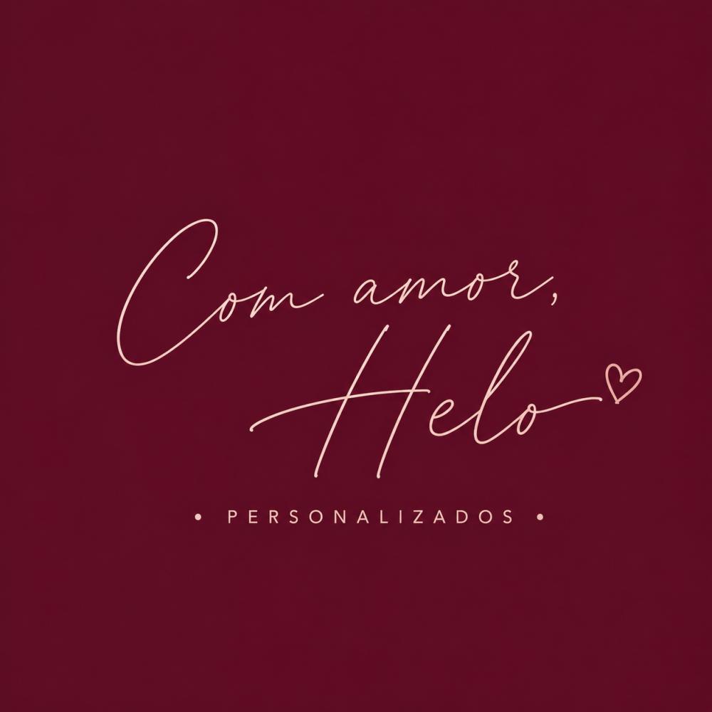Com amor, Helo Papelaria Personalizada