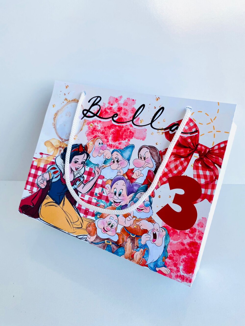 Sacolinha Personalizada Branca de Neve