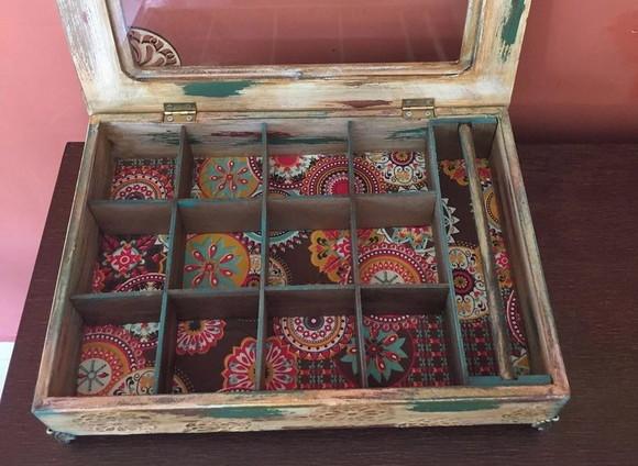 Caixa Bijuterias Mandalas