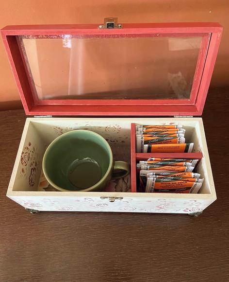 Caixa de Chá com Caneca
