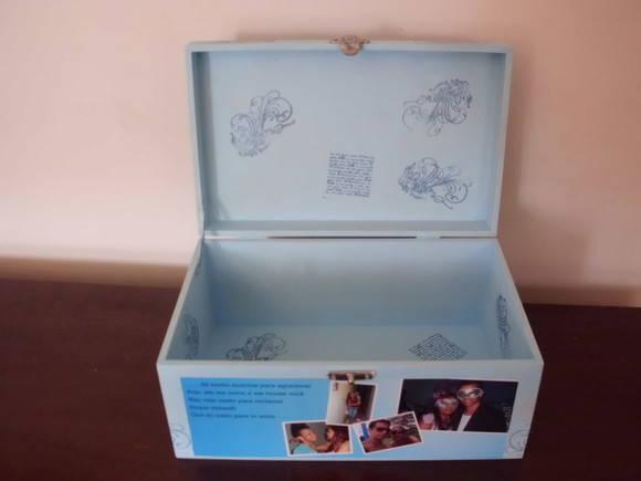 Caixa de Fotos Personalizada Poesia