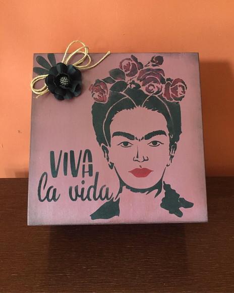 Caixa Frida Khalo mdf