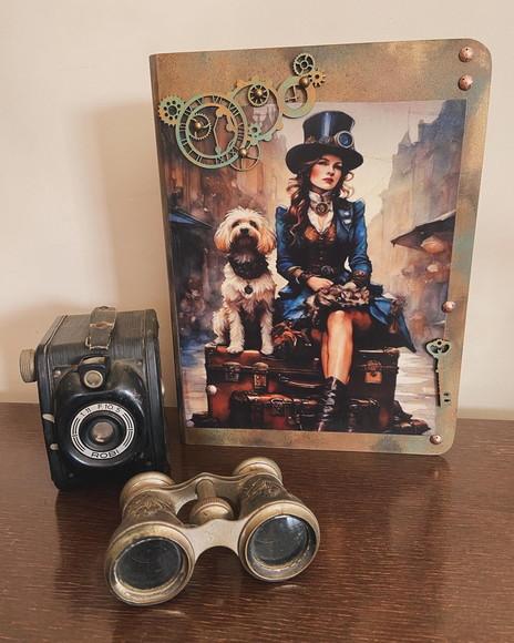 Caixa Livro Steampunk Paris