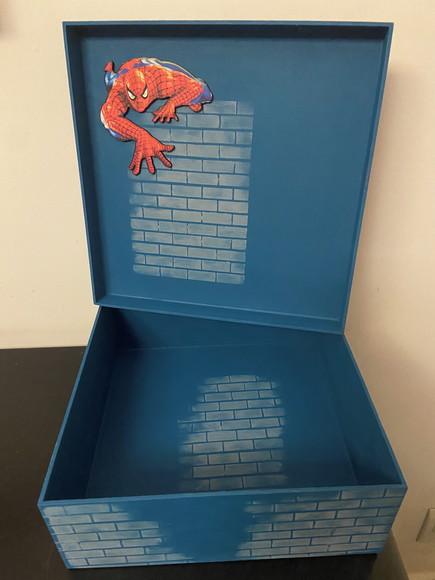 Caixa Personalizada do Homem Aranha