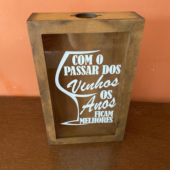 Caixa Porta Rolhas