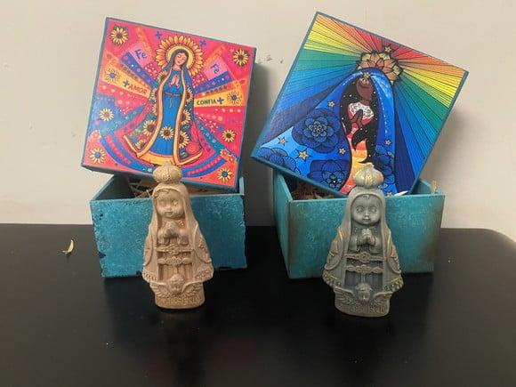 Caixas Nossa Senhora Aparecida em Gesso