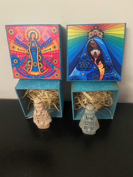 Caixas Nossa Senhora Aparecida em Gesso