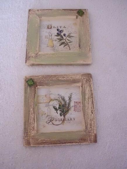 Dupla de Quadros para Cozinha
