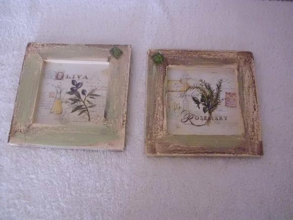 Dupla de Quadros para Cozinha