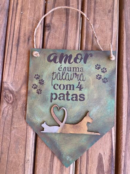 Flâmulas Decorativas com Frases Pets
