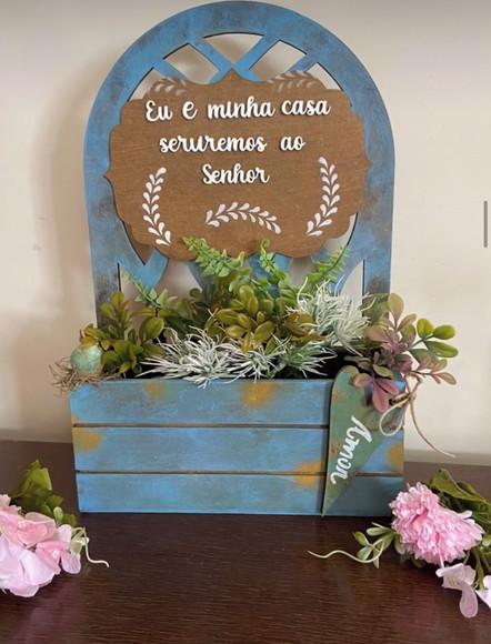Floreira Rústica de Parede