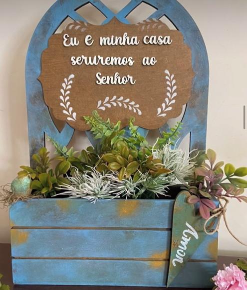 Floreira Rústica de Parede