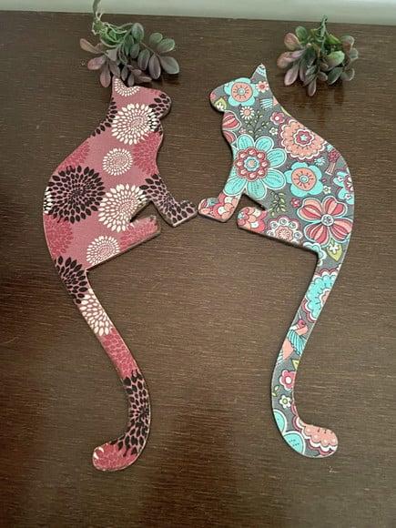 Gatos Decorativos de Porta