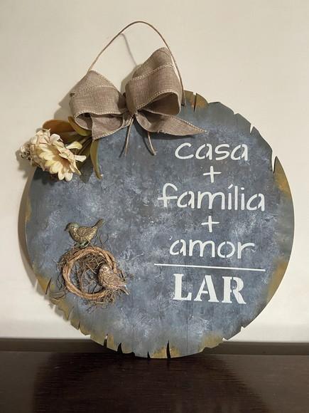 Guirlanda de Porta Casa Família Lar