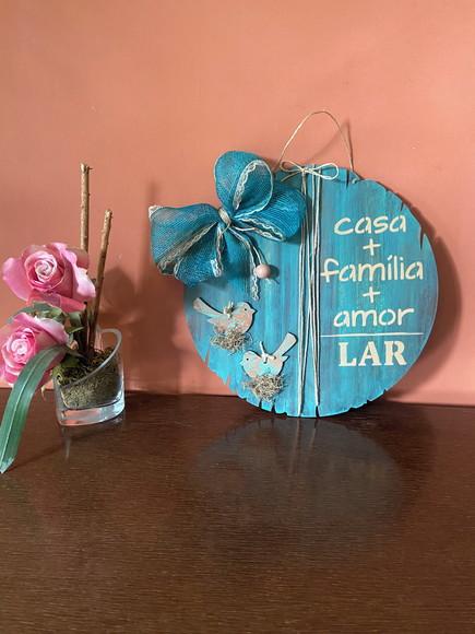 Guirlanda de Porta Família Lar