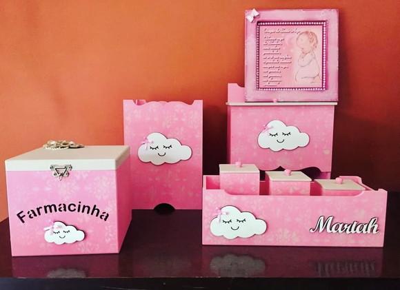 Kit Higiene Nuvem Menina