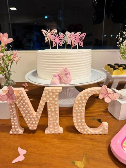 Letras Decoradas com Pérolas