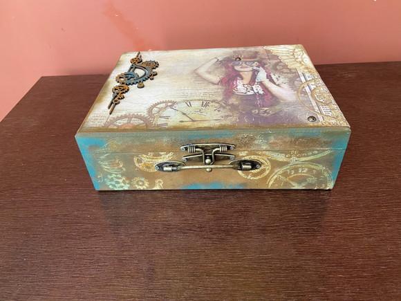 Maleta Steampunk Decorativa