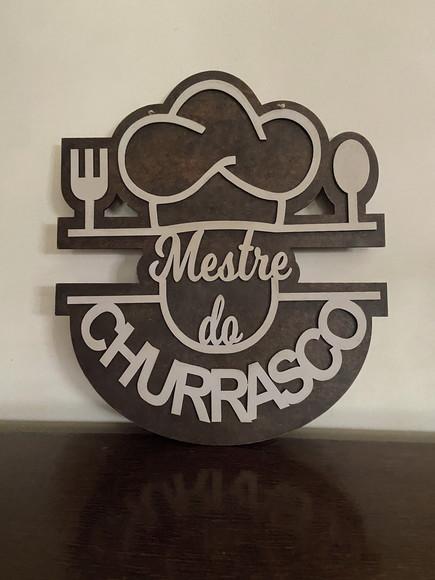 Mestre Churrasqueiro Placa