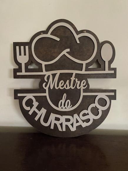 Mestre Churrasqueiro Placa