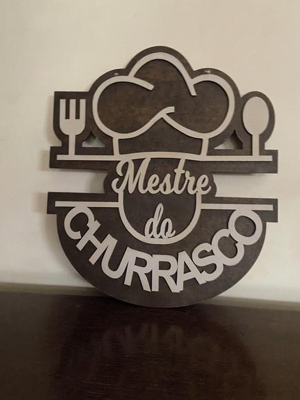 Mestre Churrasqueiro Placa