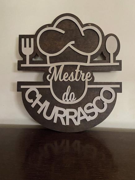 Mestre Churrasqueiro Placa