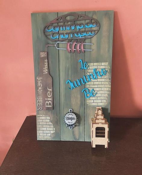 Placa de Churrasco Personalizada