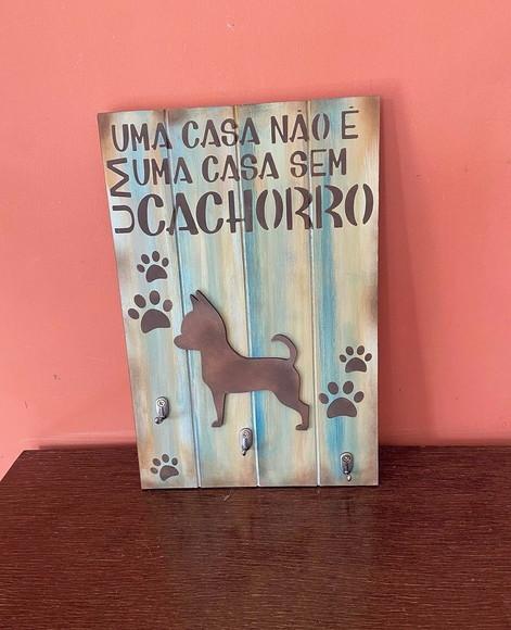 Placa Decorativa Coleiras