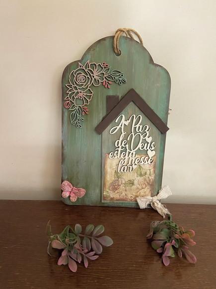 Placa Decorativa de Porta