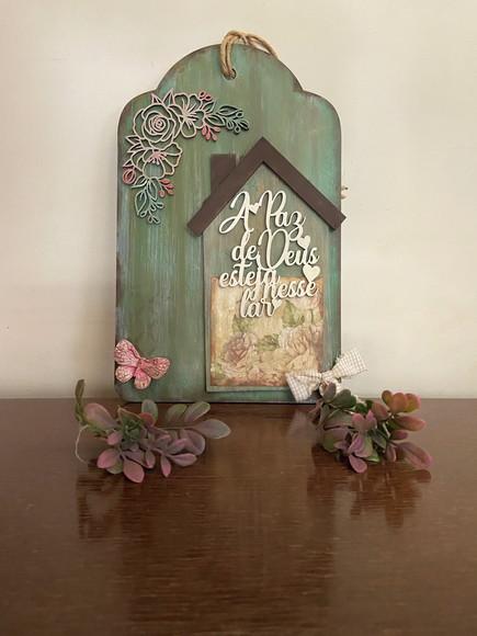 Placa Decorativa de Porta