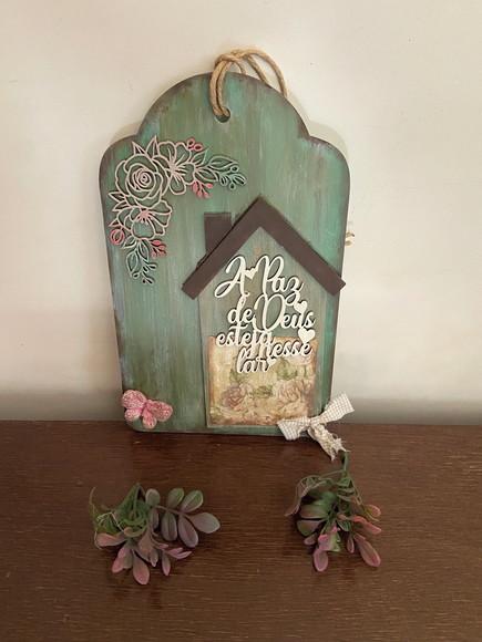 Placa Decorativa de Porta