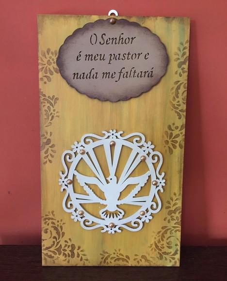 Placa Decorativa Espírito Santo