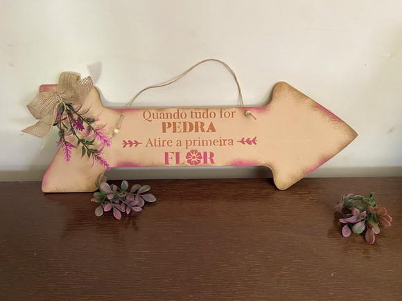 Placa Decorativa Setas