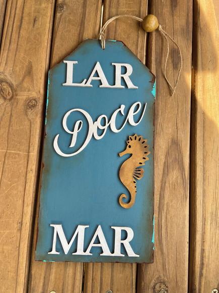 Placa Náutica Lar Doce Mar