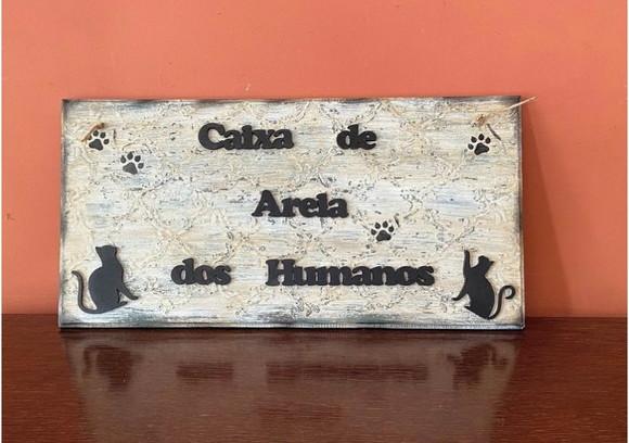 Placa para Banheiro Gateiras