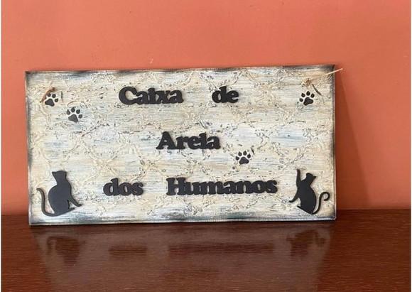 Placa para Banheiro Gateiras
