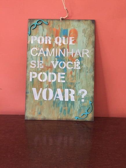 Placas Decorativas com Frases