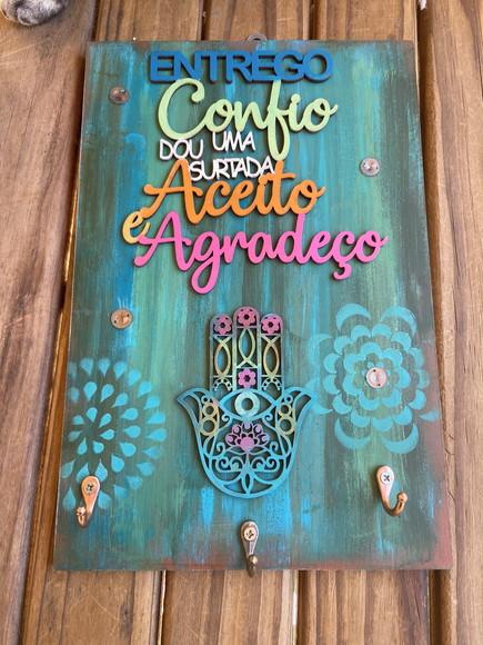 Porta Chaves de Parede mdf