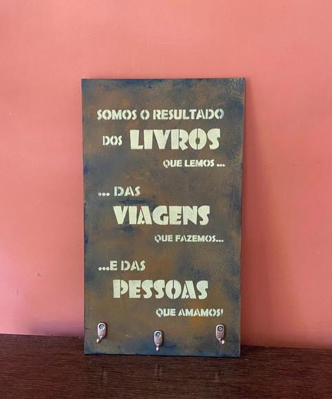 Porta Chaves de Parede mdf