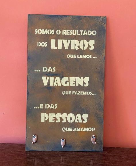 Porta Chaves de Parede mdf
