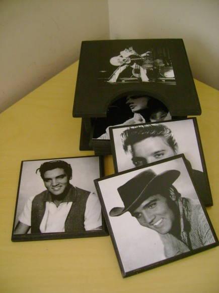 Porta Copos Elvis Presley