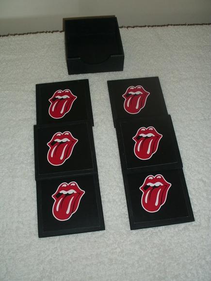 Porta Copos Roling Stones