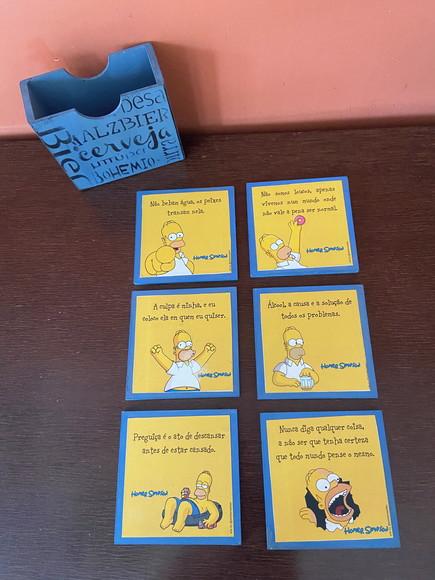 Porta Copos Simpsons e Cervejas