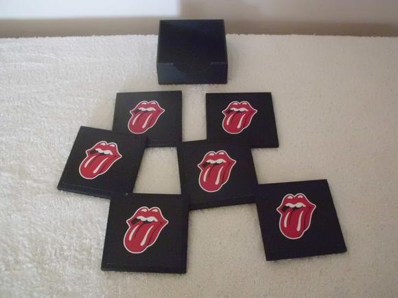 Porta Copos Roling Stones