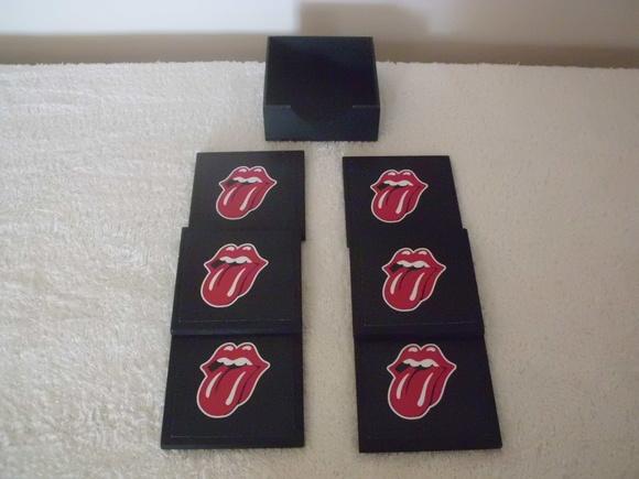Porta Copos Roling Stones