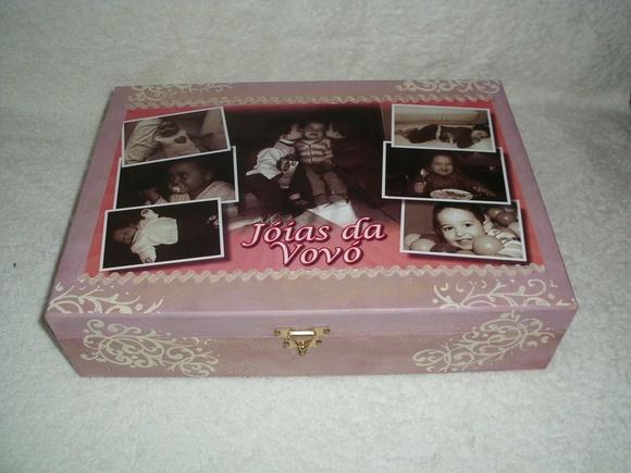 Porta Jóias Vintage de Fotos