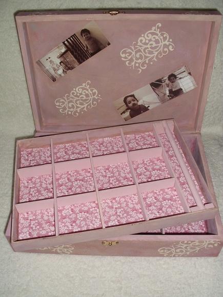 Porta Jóias Vintage de Fotos